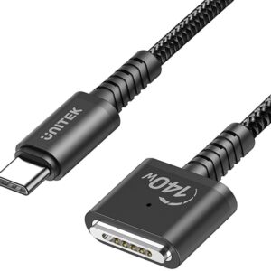 Unitek Kabel zasilający USB-C - MagSafe 3 140W 3 m