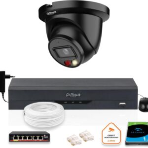 ZESTAW Kamera IP Dahua 5mpx IPC-HDW2549TM-S-IL-0280B-BLACK + DYSK 1TB