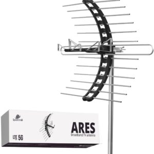 Antena siatkowa DVB-T2 Spacetronik Ares UHF+VHF LTE 5G