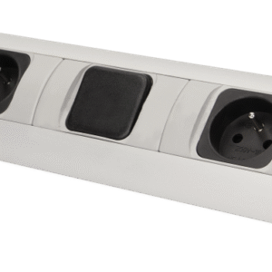 Gniazdo meblowe z wyłącznikiem ORNO OR-AE-1304, 2x230V