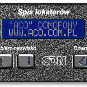 ACO CDN-230E GR Elektroniczny spis lokatorów grafit