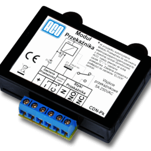 ACO CDN-PK Uniwersalny moduł przekaźnika, podłączenie zwory.