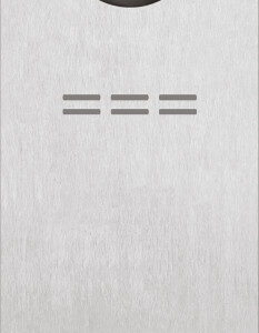 ACO FAM-PV-2NPACC Panel cyfrowy Familio PV z 1 przyciskami, podtynkowy