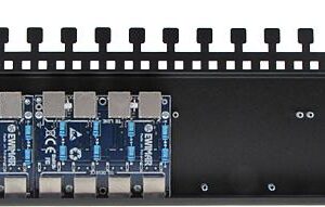 8-kanałowy panel zabezpieczający serii PRO z podwyższoną ochroną przepięciową POE EWIMAR PTF-58R-PRO
