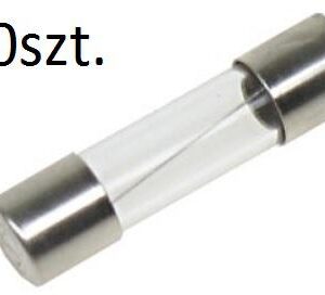 BEZPIECZNIK TOPIKOWY B-1000 1000mA SZKLANY, ZWŁOCZNY 1A 250V 10szt.