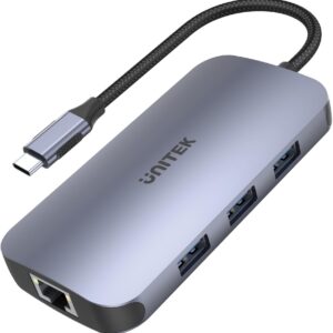 Unitek D1071A Hub N9+ USB-C HDMI, PD 100W, czytnik kart