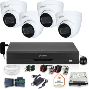 Zestaw monitoringu Dahua 4 kamery kopułkowe 2Mpx Dysk