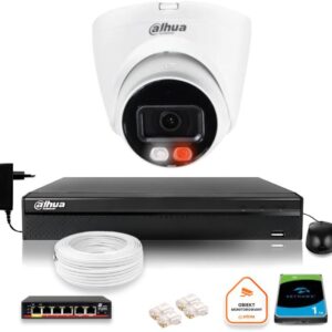 Zestaw monitoringu IP DAHUA 4Mpx 2K kamera IPC-HDW1439V-A-IL z dyskiem
