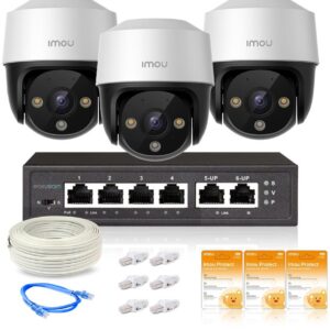 Zestaw 3 kamer IP Imou Cruiser 4MP POE z chmurą Imou Protect Basic
