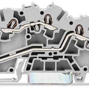 Złączka szynowa WAGO 2‑piętrowa 2,5mm2 L/L szara 2003‑7642 TOPJOBS 1szt