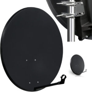 CZASZA ANTENA 80 CM CIEMNA (ASC-800M-C); 8881