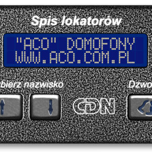 ACO CDN-230E GR Elektroniczny spis lokatorów grafit