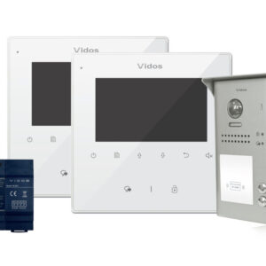 Wideodomofon 2-rodzinny VIDOS DUO 2 x M1022W / S1102A