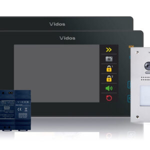 Wideodomofon 2-rodzinny VIDOS DUO 2 x M1021B-2 / S1202A