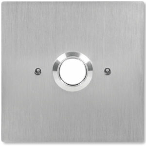 ACO INS-OB-60 Przycisk zwierny wyjścia, podświetlany, podtynkowy, stal nierdzewna, do puszki elektr