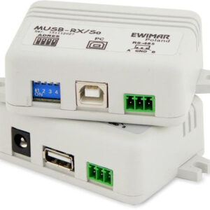 Adresowalny przedłużacz myszy USB z separowanym odbiornikiem EWIMAR MUSB-1/1/So v3.2