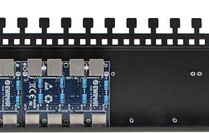 8-kanałowy panel zabezpieczający serii PRO z podwyższoną ochroną przepięciową POE EWIMAR PTF-58R-PRO