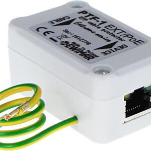 Zabezpieczenie przeciwprzepięciowe 1-kanałowe do kamer IP serii EXTREME EWIMAR PTF-51-EXT/PoE