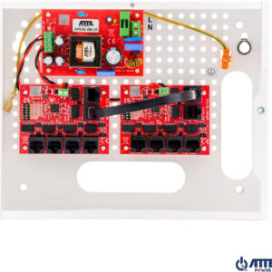 Zestaw do 9 kamer IP switch PoE 9P+1UP ATTE IP-9-11-E