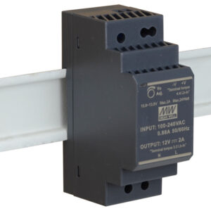 ZASILACZ IMPULSOWY NA SZYNĘ DIN MEAN WELL HDR-30-12 12V/30W/2A