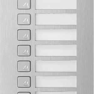 ACO COMO-MOD-9NP Podświetlany panel listy lokatorów z 9 przyciskami do FAMILIO