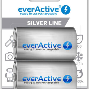 Akumulatorki D / R20 Ni-MH everActive 5500mAh Silver Line (box 2 szt.)