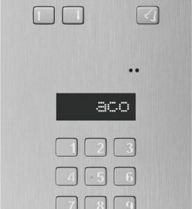 ACO INSPIRO PMR 2+ Centrala Master 1020 lokali LCD, stal nierdzewna; niepełnosprawni