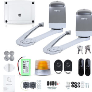 Zestaw Somfy Axovia 3S IO Comfort pack do 4m bram dwuskrzydłowych