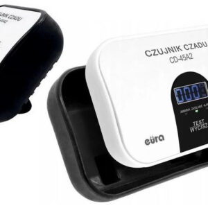 Czujnik czadu EURA CD-45A2 wolnostojący, bateryjny, wyswietlacz LCD