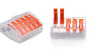 ZŁĄCZKA DO PRZEWODÓW ZATRZASKOWA 0,2-4,0mm2 PC-235 5GNIAZD (30szt.)