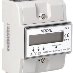 Wskaźnik zużycia energii 3 fazowy Virone EM-3