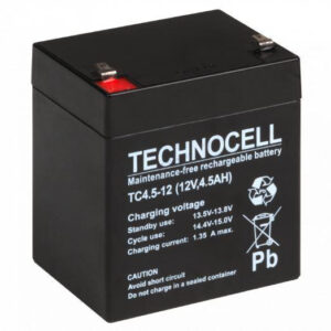 Akumulator AGM TECHNOCELL serii TC 12V 4,5Ah