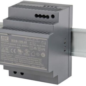 ZASILACZ IMPULSOWY NA SZYNĘ DIN MEAN WELL HDR-100-48 48V/100W/1.92A