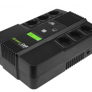 UPS ZASILACZ AWARYJNY Green Cell 800VA 480W AiO Z WYŚWIETLACZEM LCD UPS07