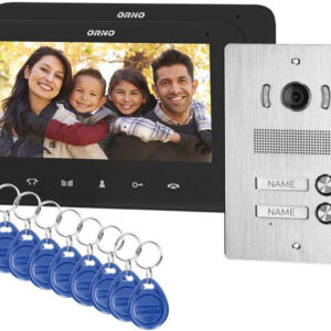 Wideodomofon 2-rodzinny ORNO OR-VID-VP-1072/B