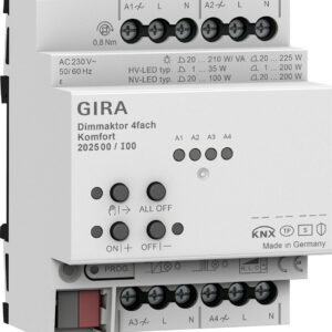 GIRA aktor ściemniający 4x komfort KNX Secure ONE 202500