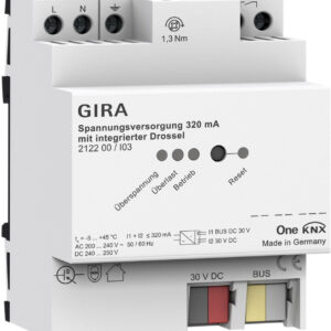 GIRA zasilacz 320 mA z dławikiem KNX ONE 212200