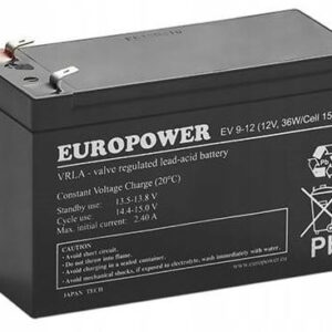 Akumulator AGM EUROPOWER serii EV 12V 8Ah / C10 (Żywotność 6-9 lat) T1