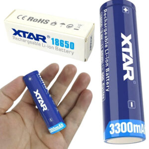 Akumulator 18650 Li-Ion 3,6V Xtar 3300mAh (1 szt.) z zabezpieczeniem