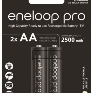 Akumulatorki R6 / AA Panasonic Eneloop PRO 2500mAh Ni-MH BK-3HCDE/2BE (blister 2 szt.)