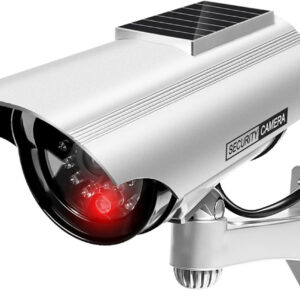 Atrapa kamery tubowej solarna biała AT-1SB-W