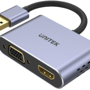Unitek V1304A adapter USB na HDMI VGA przejściówka