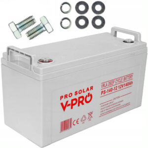 AKUMULATOR VOLT POLSKA DEEP CYCLE VPRO SOLAR 12V 140AH VRLA BEZOBSŁUGOWY