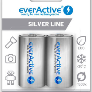 Akumulatorki C / R14 Ni-MH everActive 3500 mAh Silver Line (box 2 szt.)