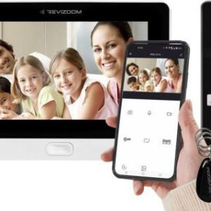 Wideodomofon REVIZOOM RM-T471HD WHITE/RC-411HD-C