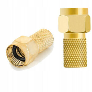 Wtyk typu F Big Nut 6,8/22mm Spacetronik - 1 szt.