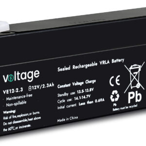 Akumulator AGM Voltage 12V 2,3Ah VE12-2.3 (Żywotność 6-9 lat)