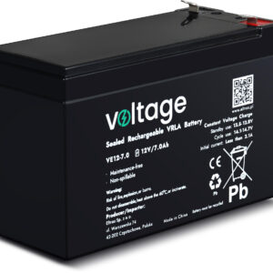 Akumulator AGM Voltage 12V 7Ah VE12-7.0 (Żywotność 6-9 lat)