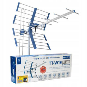 Antena DVB-T2 Telmor TT W19 SILVER COMBO 5G Protected
