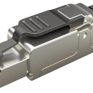 WTYK MODULARNY KONEKTOR PRZEMYSŁOWY SAMOZACISKOWY SOLARIX RJ45 CAT.6A STP 8P8C 1szt